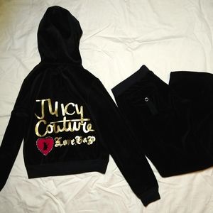 Juicy couture velour tracksuit